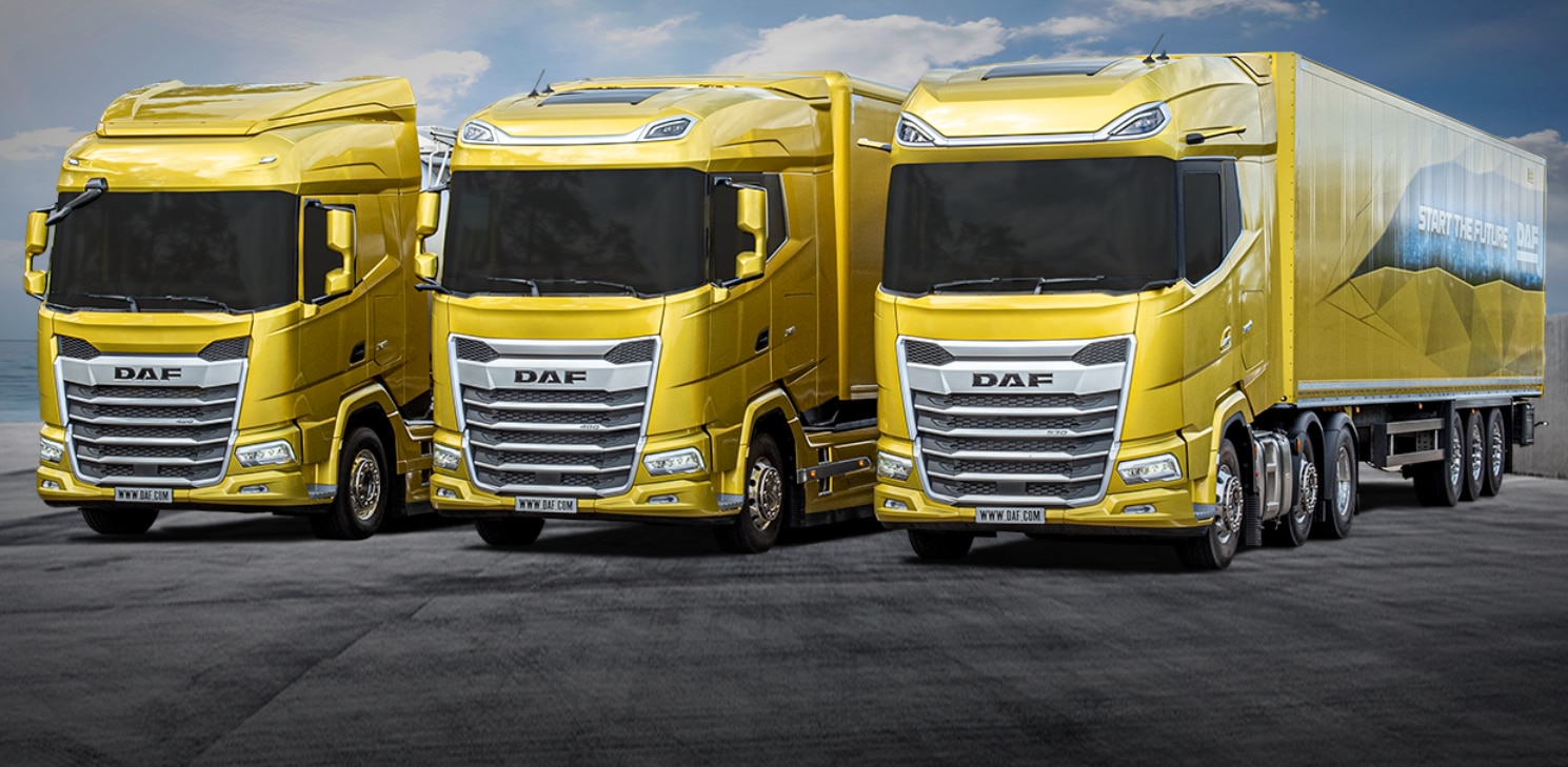 New Generation DAF trucks come alive with video and website - SABO -  Ammortizzatori e molle ad aria