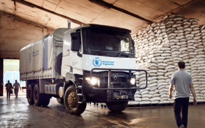 Renault trucks renews partnership with the world food programme